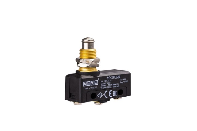 Metal Thick Plunger 1CO MN2 Series Plastic Mini Switch